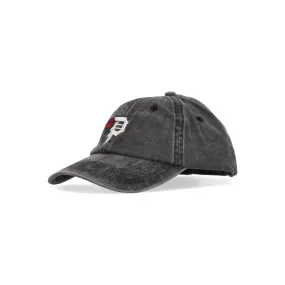Cappellino Visiera Curva Uomo Rosey Over Dyed Strapback Black